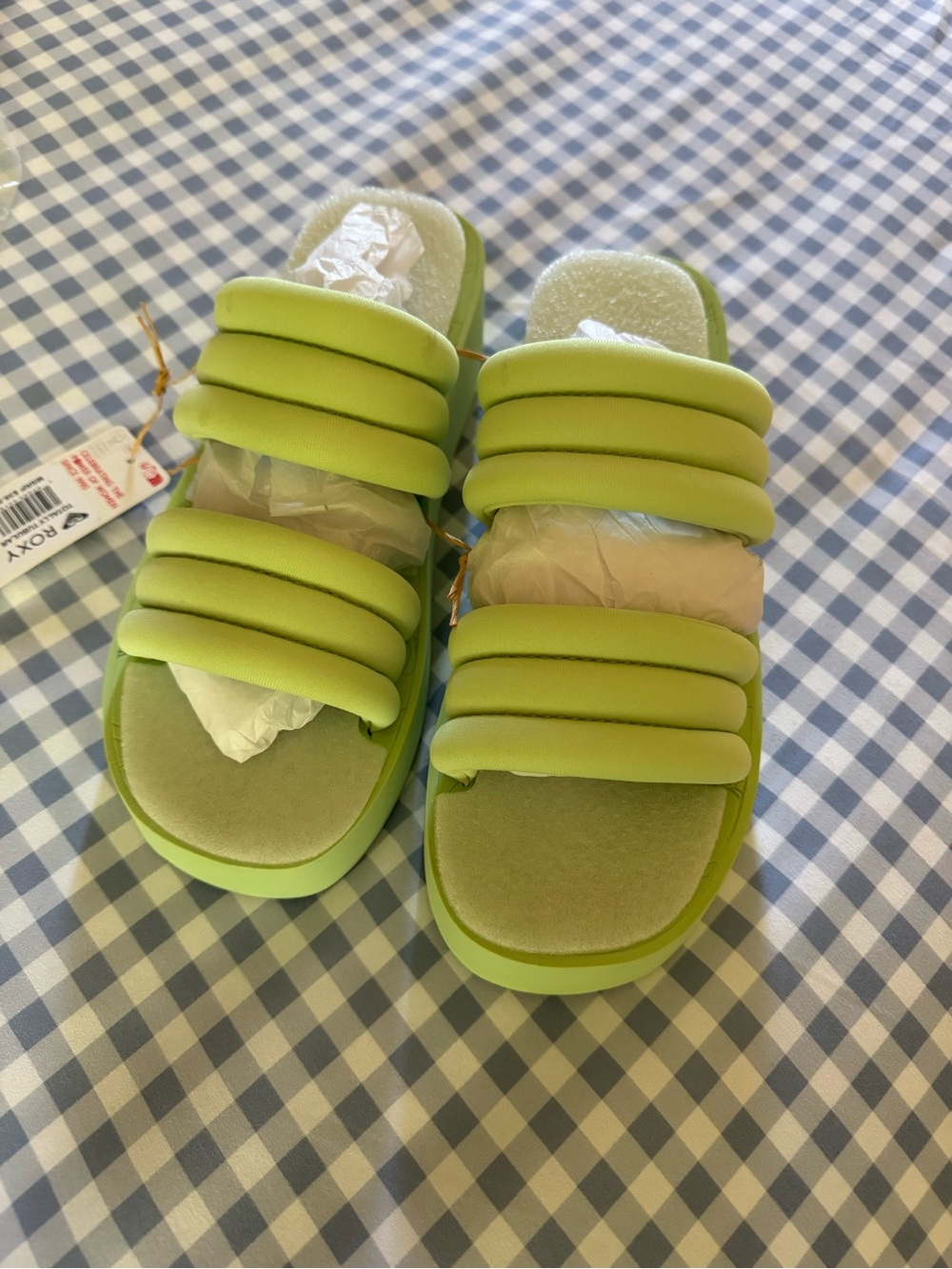 NWT Roxy Totally Tubular Sandals, Size US 8